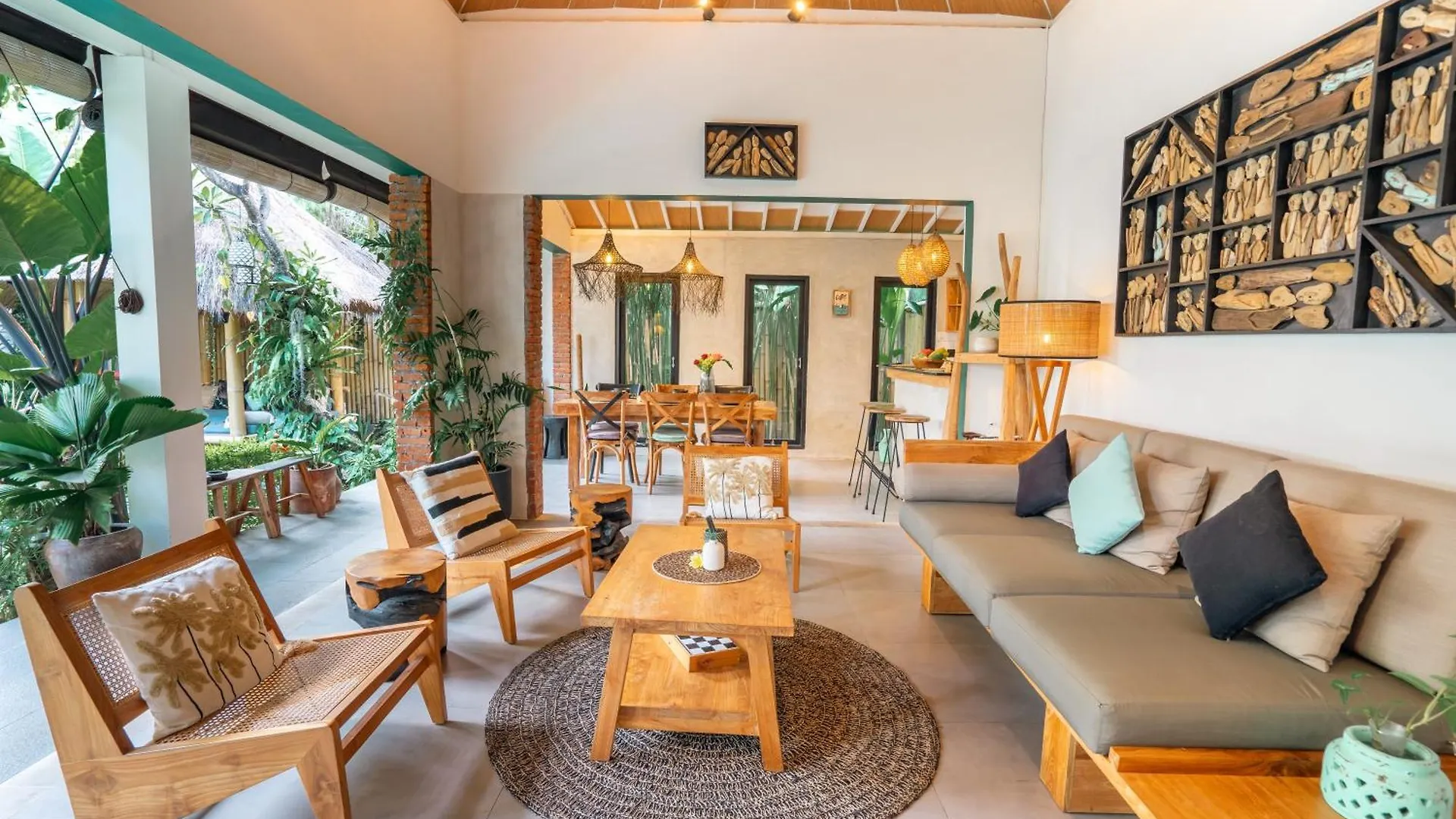 度假居 Villa Mint, 3Br Tropical Escape With Private Pool And Lush Garden 塞米亚克